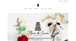 Desktop Screenshot of fleurdesucre.ch